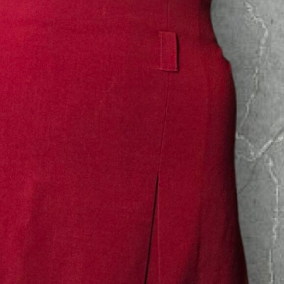 Pleated Red Mini Skirt COPPER KEY sz3 - Picture 3 of 5